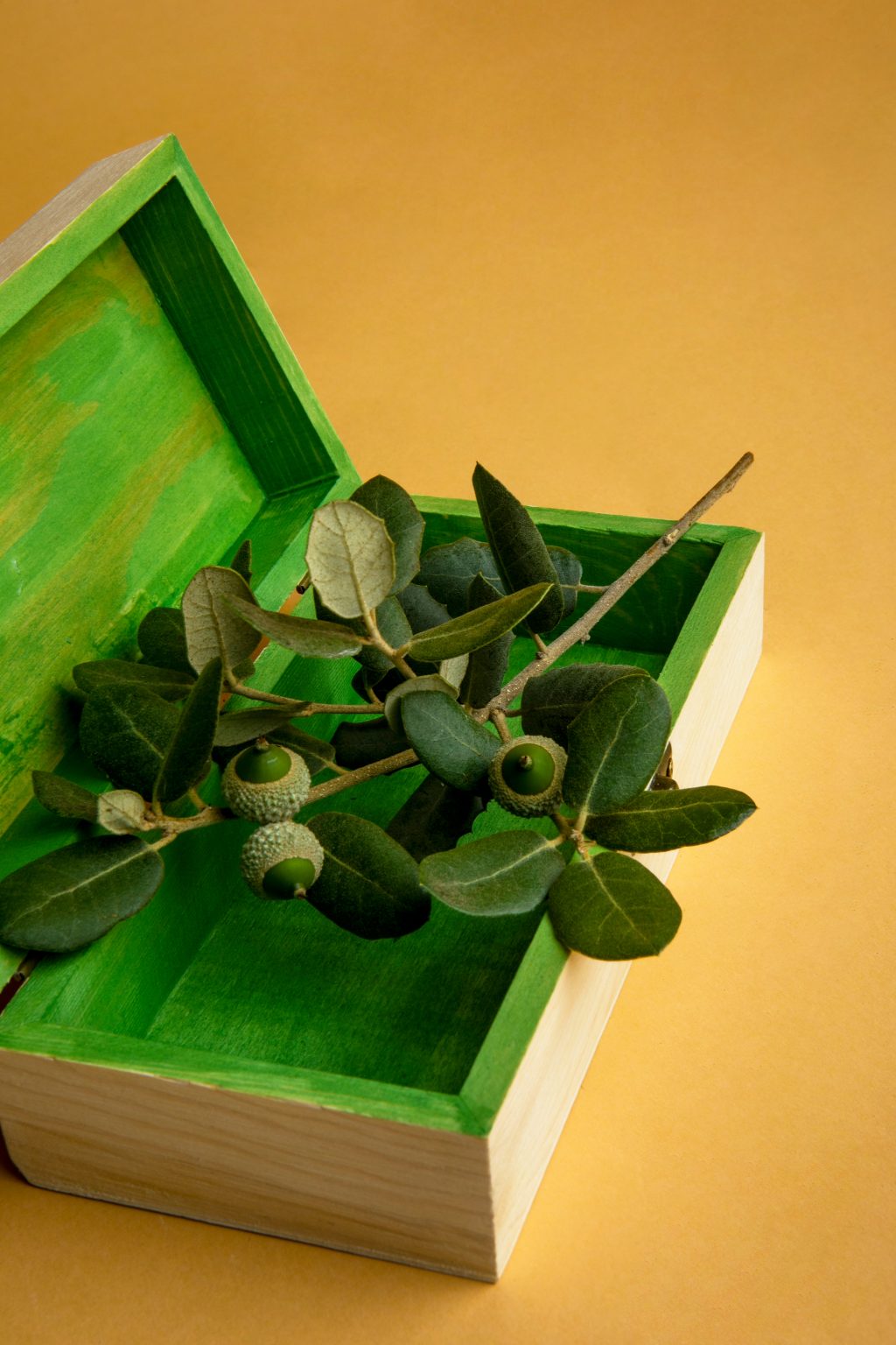 Caja pintada a mano