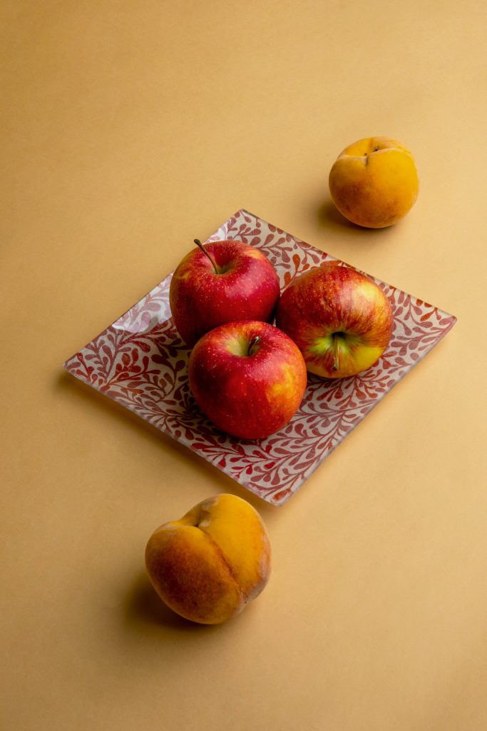 Frutero de vidrio